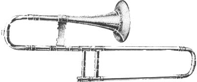 Trombonne soprano XVIIIe